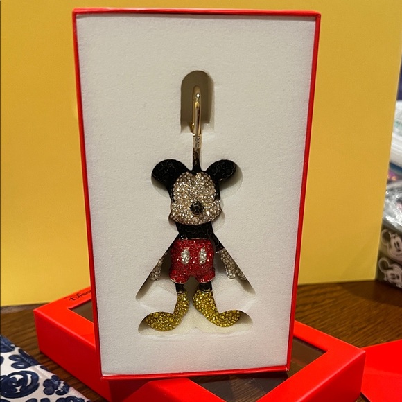 Disney x BaubleBar Mickey Mouse Classic Pave Bag Charm New - Picture 4 of 5